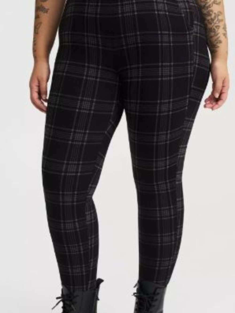 Torrid Plaid Leggings sz 1X